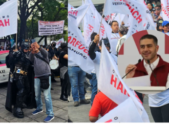 Seguidores de Omar García Harfuch emprenden marcha de apoyo en CDMX