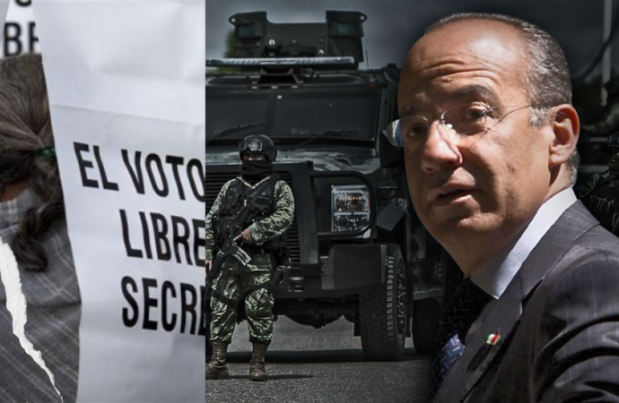 Quiere Felipe Calderón que EE. UU. y el Ejército Mexicano vigilen las elecciones de México