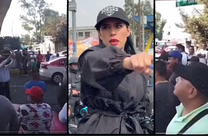 Tampoco es bien recibida Sandra Cuevas en Cuautepec; le gritan ¡Fuera!