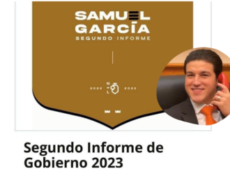 Samuel García presumió su Segundo Informe desde redes sociales