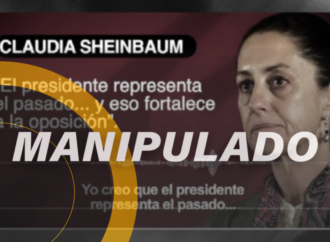 Desmienten audio de Claudia Sheinbaum hablando mal del presidente López Obrador