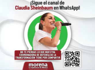 Ya puedes seguir a Claudia Sheinbaum en su canal de WhatsApp