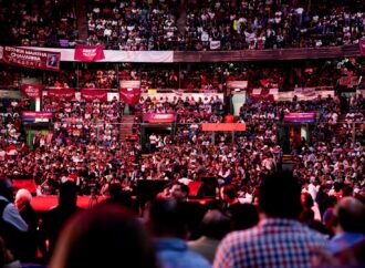 Repleta la Arena México con evento de Sheinbaum