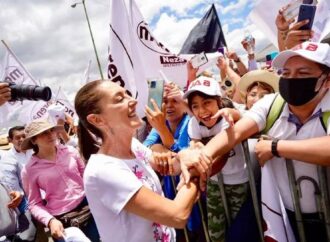 Con paso firme, gira de Sheinbaum