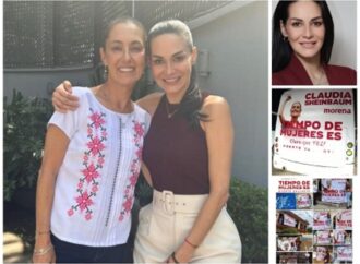 Claudia Sheinbaum presenta a su coordinadora de campaña en Jalisco