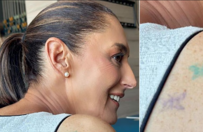 Claudia Sheinbaum presume tatuajes de mariposas y revela su gran significado