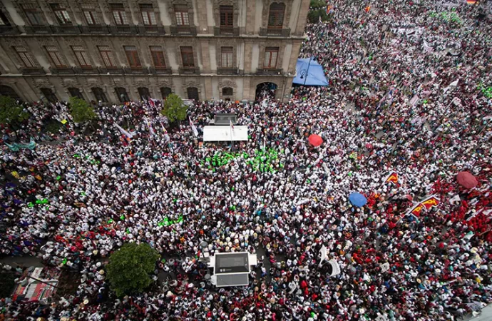 Asisten 550 mil personas a mitin de Claudia Sheinbaum, reporta Gobierno de la CDMX