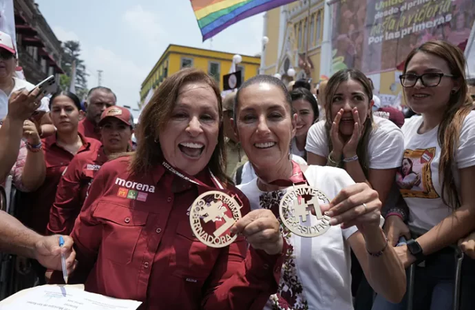 ‘El triunfo es un hecho’, dice Rocío Nahle en su cierre de campaña en Xalapa, Veracruz