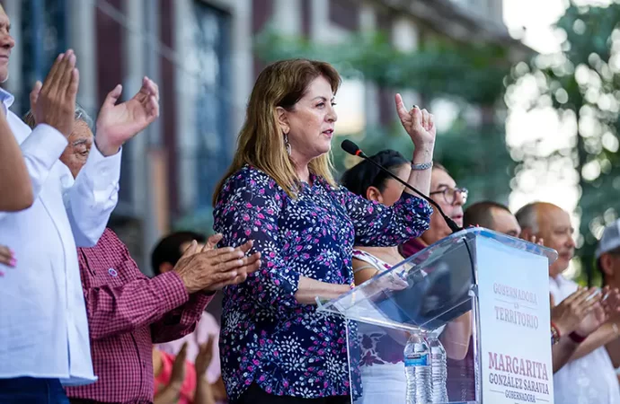 Festejó Margarita González como ‘primera Gobernadora’ de Morelos