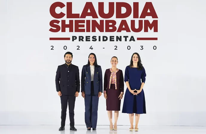 Presenta Sheinbaum a tres nuevos y jóvenes integrantes de su gabinete