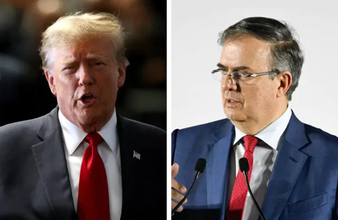 “Si hubo confusión, que se aclare”, pide AMLO sobre dichos de Trump contra Ebrard