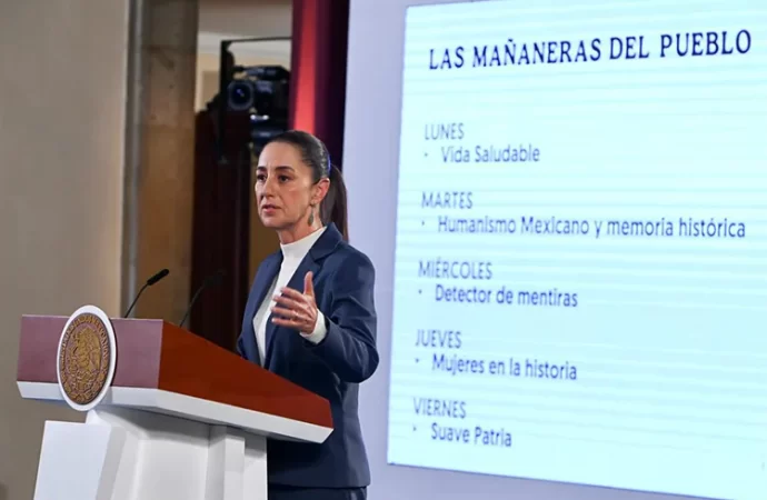 Claudia Sheinbaum presenta un nuevo formato de las “mañaneras del pueblo”