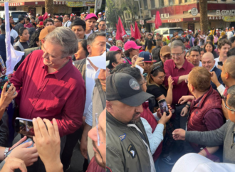 Marcelo Ebrard, presente en cierre de precampaña de Claudia Sheinbaum