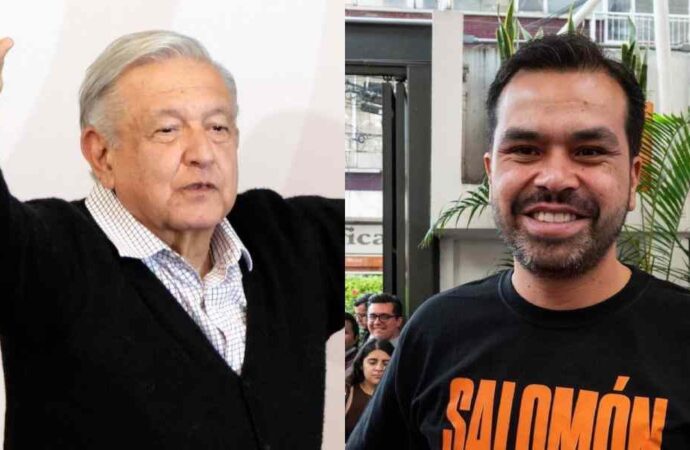 AMLO celebra precandidatura presidencial de Movimiento Ciudadano