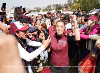 Claudia Sheinbaum cierra su precampaña desde Poza Rica