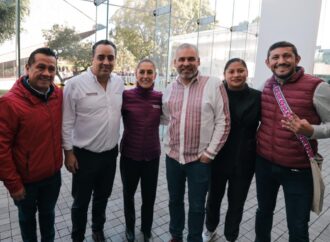 Claudia Sheinbaum se reúne con el gobernador de Michoacán