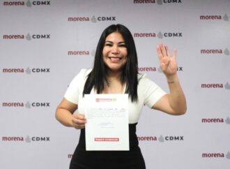 Se registra Lourdes Paz como candidata de Morena a Iztacalco