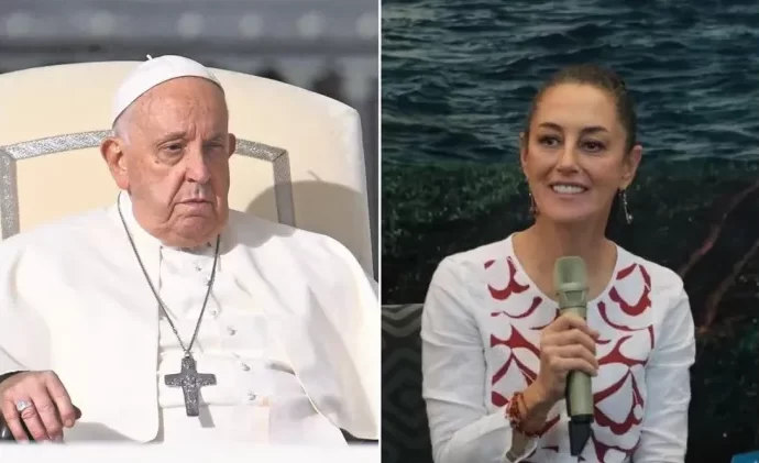 Claudia Sheinbaum visita al Papa Francisco en el Vaticano