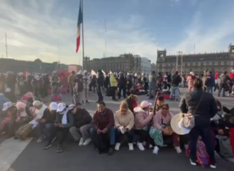 Comienzan a llegar simpatizantes de Claudia al Zócalo para inicio de campaña