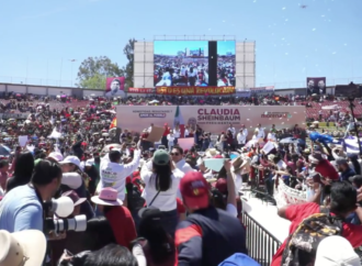 Claudia Sheinbaum encabeza evento masivo en Michoacán
