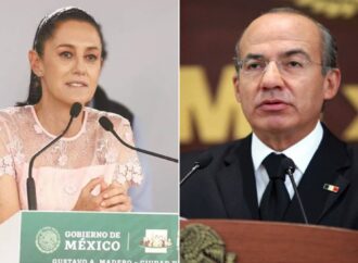 ‘Quien pactó con criminales fue Felipe Calderón’: contesta Claudia a Xóchitl