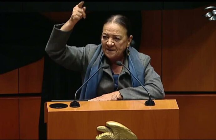 ‘No se hagan pen…’: Lucía Trasviña reclama a opositores por candidatos asesinados
