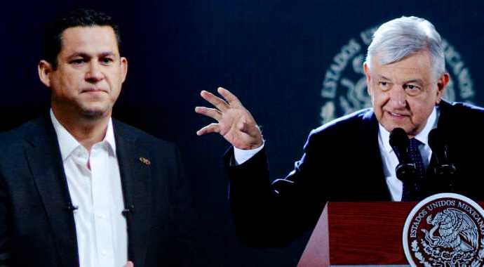 ‘Diego Sinhue gobierna, pero no manda’, dice AMLO