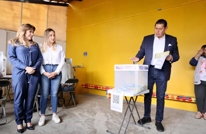 Alejandro Armenta llama a votar por el Poder Judicial